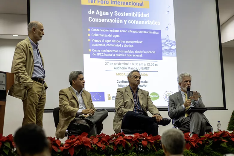 Academia, comunidad y sector público se unen en la UNIMET para abordar la crisis del agua