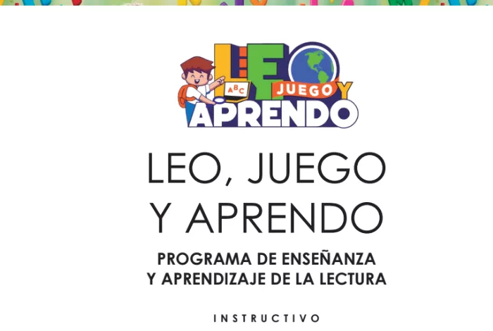 Instructivo banner - Leo, juego y aprendo